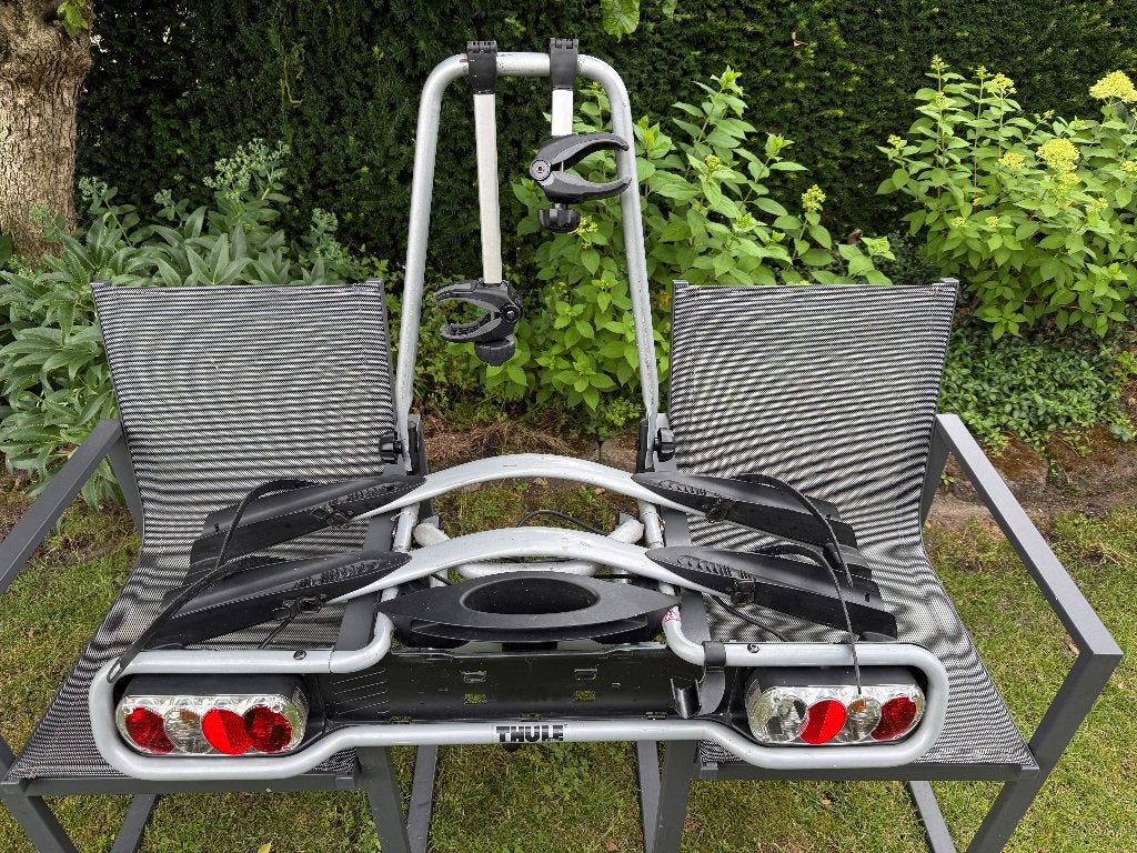 Thule Euroclick G2 fietsendrager, Auto diversen, Fietsendragers, Gebruikt, Trekhaakdrager, 2 fietsen, Ophalen