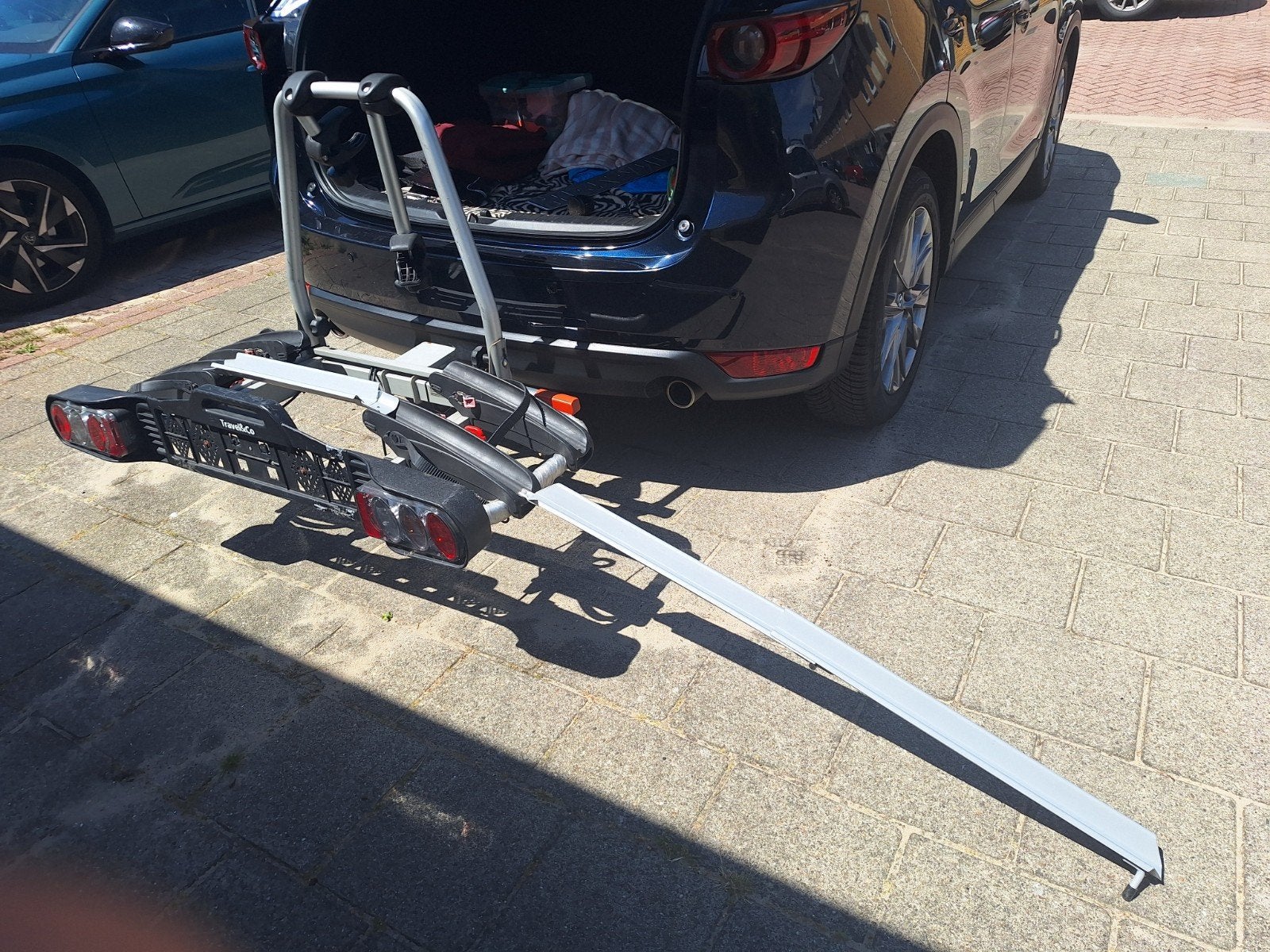 Travel en Co ANWB fietsendrager, Ophalen, Gebruikt, 2 fietsen, Trekhaakdrager