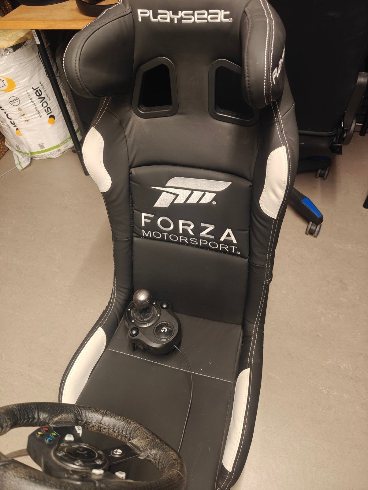 Forza Playseat met Logitech G920 racestuur en shifter, Computers en Software, Ophalen, Gebruikt, Logitech