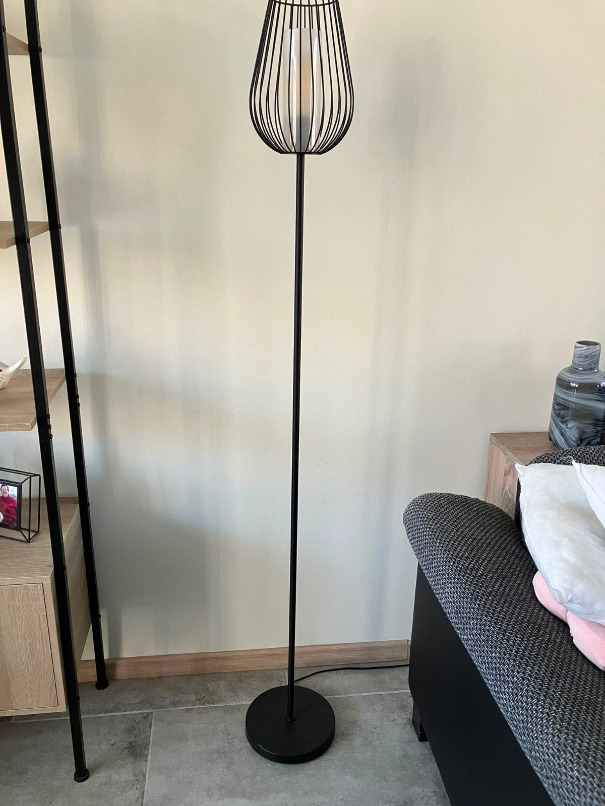 mooie lamp., Huis en Inrichting, Lampen | Vloerlampen, Ophalen, E27 (groot), Zo goed als nieuw, Metaal