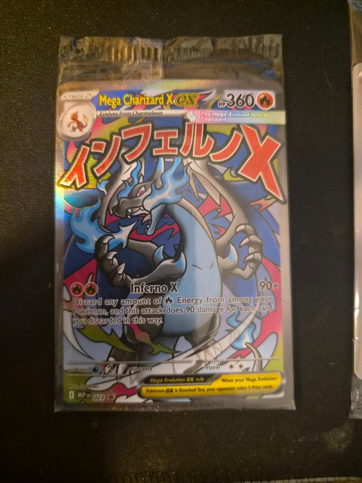sealed mega charizard X promo (70,-), Hobby en Vrije tijd, Ophalen of Verzenden, Nieuw