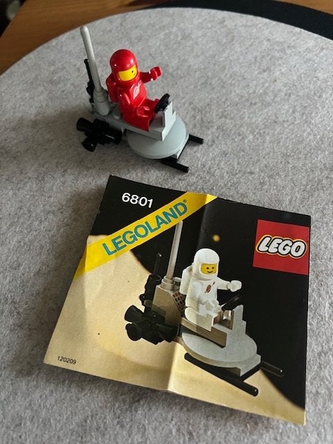 Lego 6801 Space Patrol Cruiser met minifiguur en instructies, Kinderen en Baby's, Speelgoed | Duplo en Lego, Gebruikt, Lego, Ophalen of Verzenden