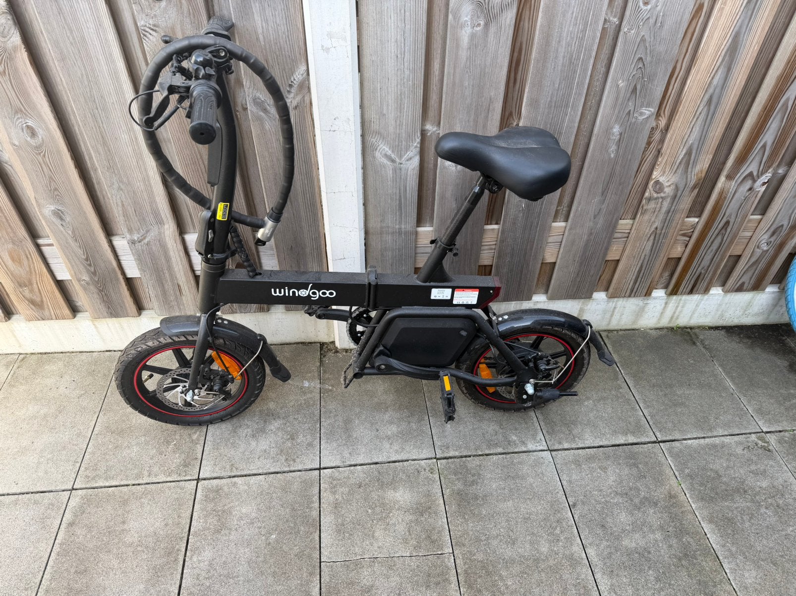 Windgoo B20 vouwfiets, Ophalen, Gebruikt, 14 tot 16 inch