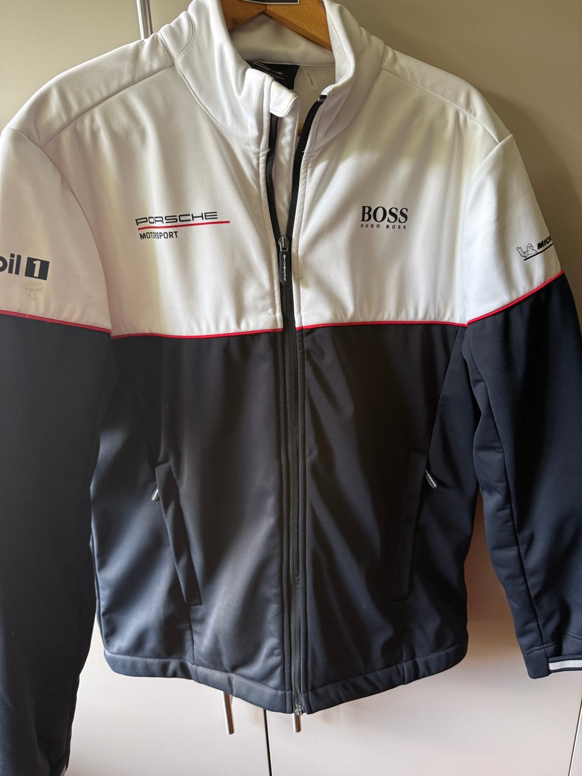 Porsche Motorsport Softshell Jas Maat L, nieuwstaat, Kleding | Heren, Maat 52/54 (L), Porsche.com, Zwart, Porsche.com