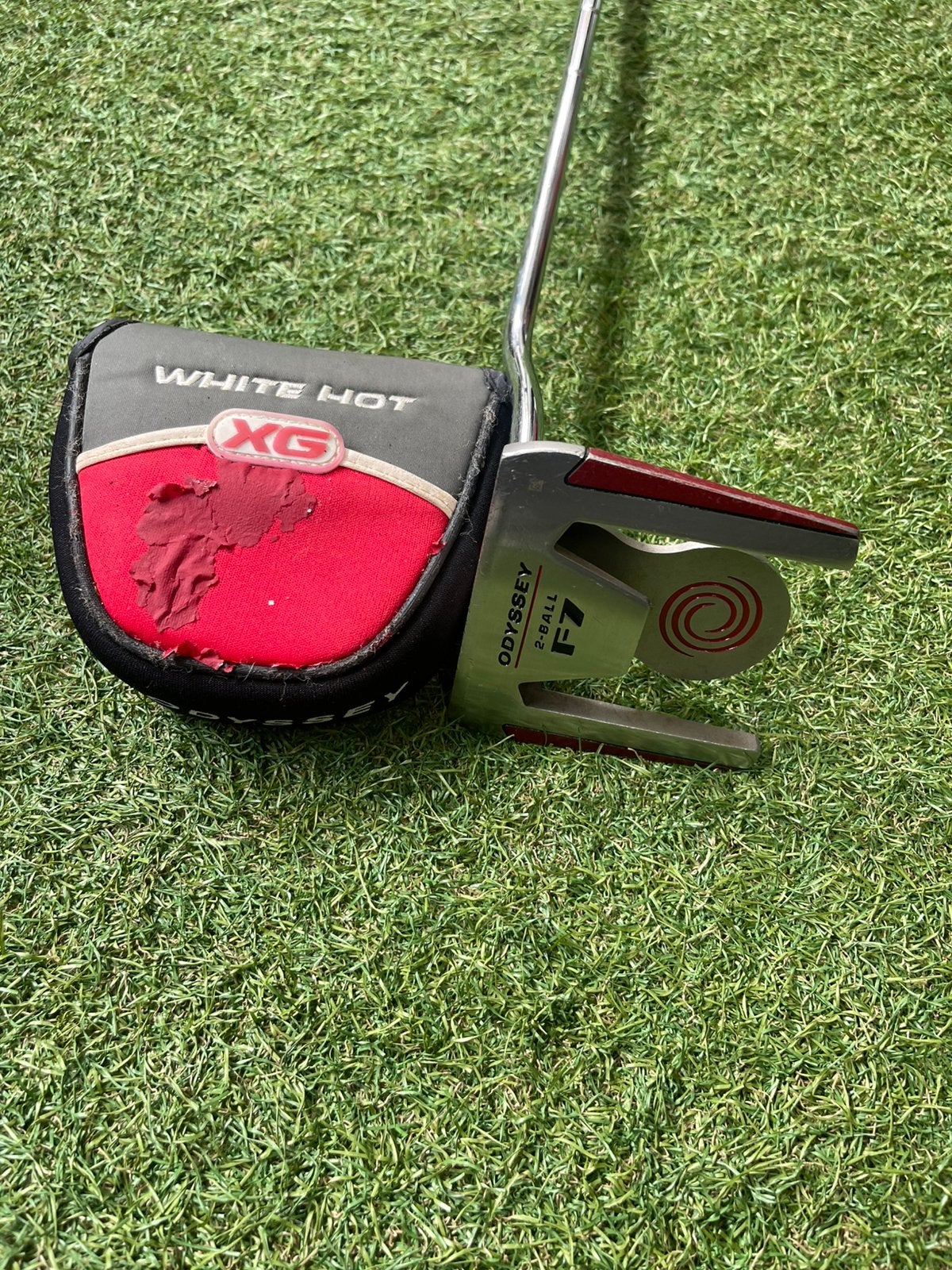 Odyssey F7 2-Ball putter (nieuwe grip), Overige merken, Gebruikt, -, -
