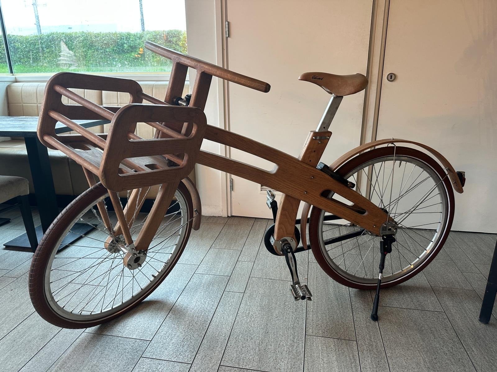 Unieke Houten Fiets (Ganard) - Handgemaakt Design, Ophalen, Zo goed als nieuw, Overige merken