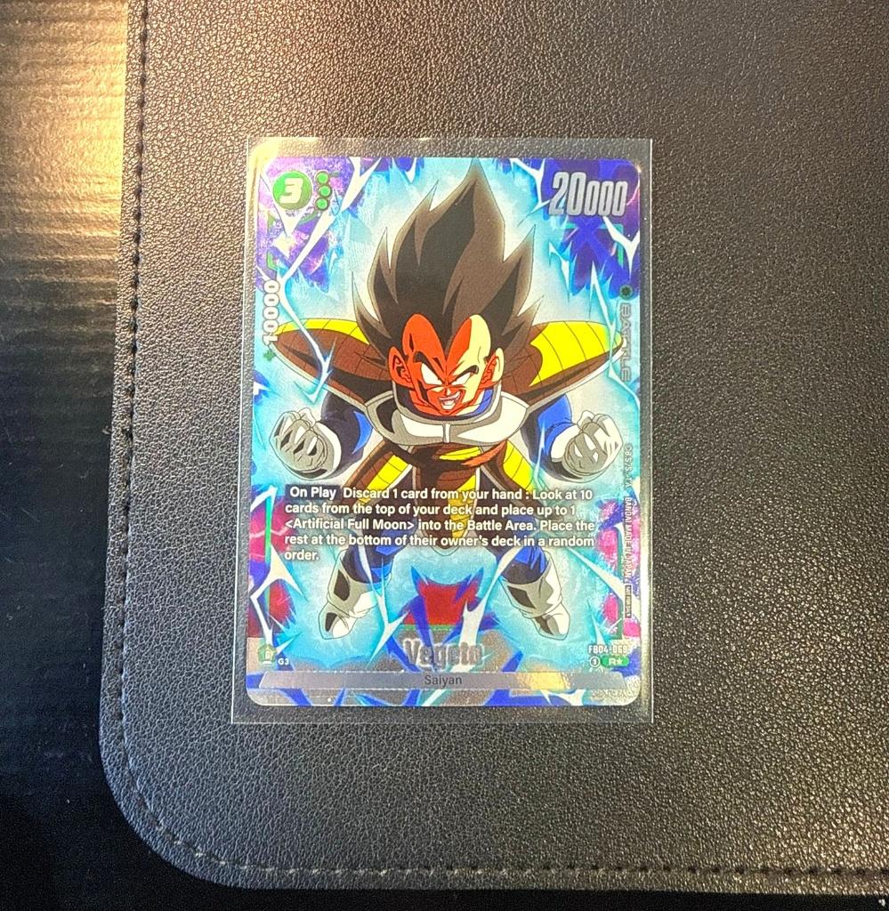 Dragon Ball Fusion World Vegeta FB04 069 Promo card, Ophalen of Verzenden, Nieuw, Losse kaart, Foil