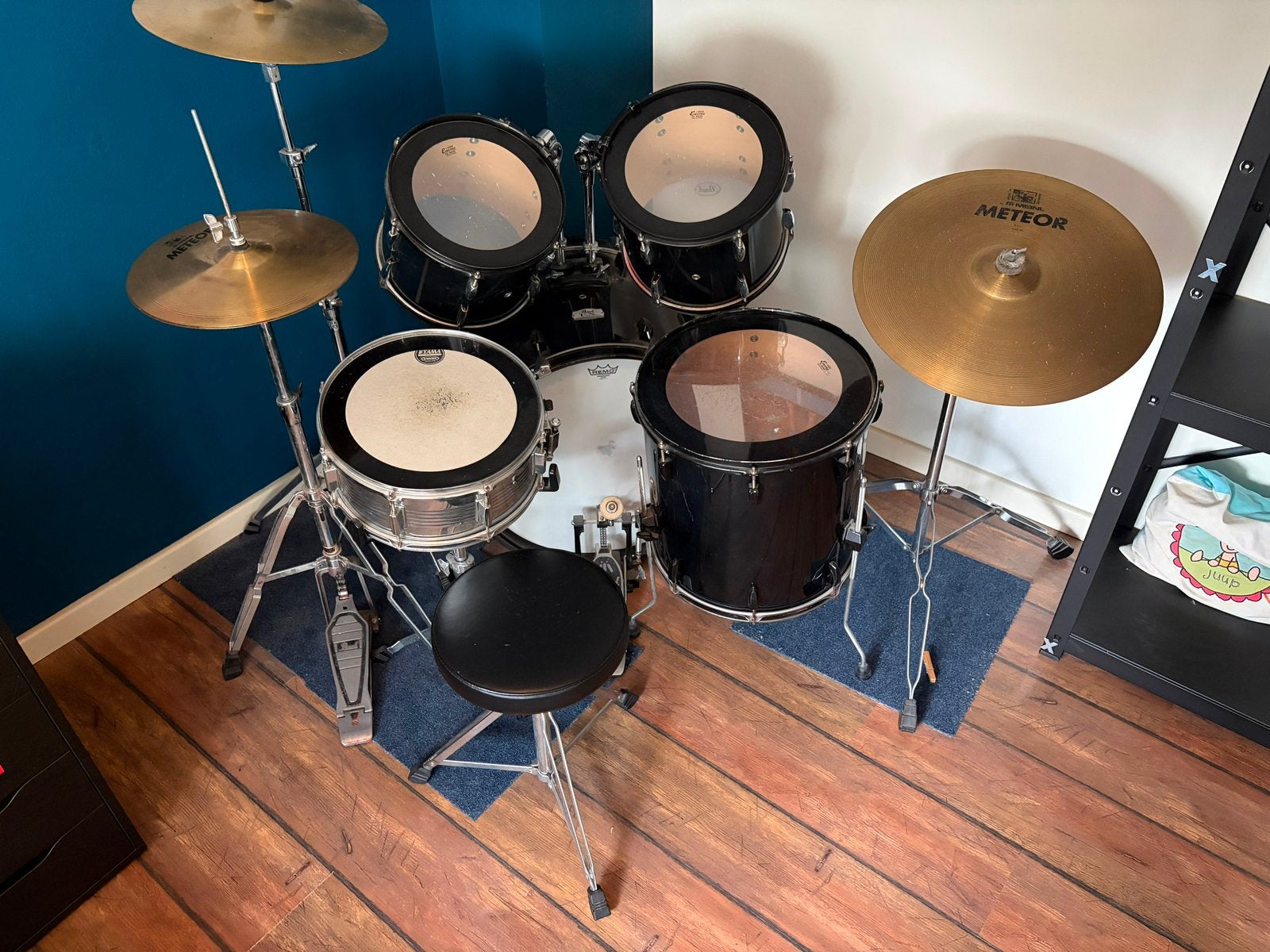 Drumstel, Muziek en Instrumenten, Drumstellen en Slagwerk, Ophalen, Gebruikt, Pearl