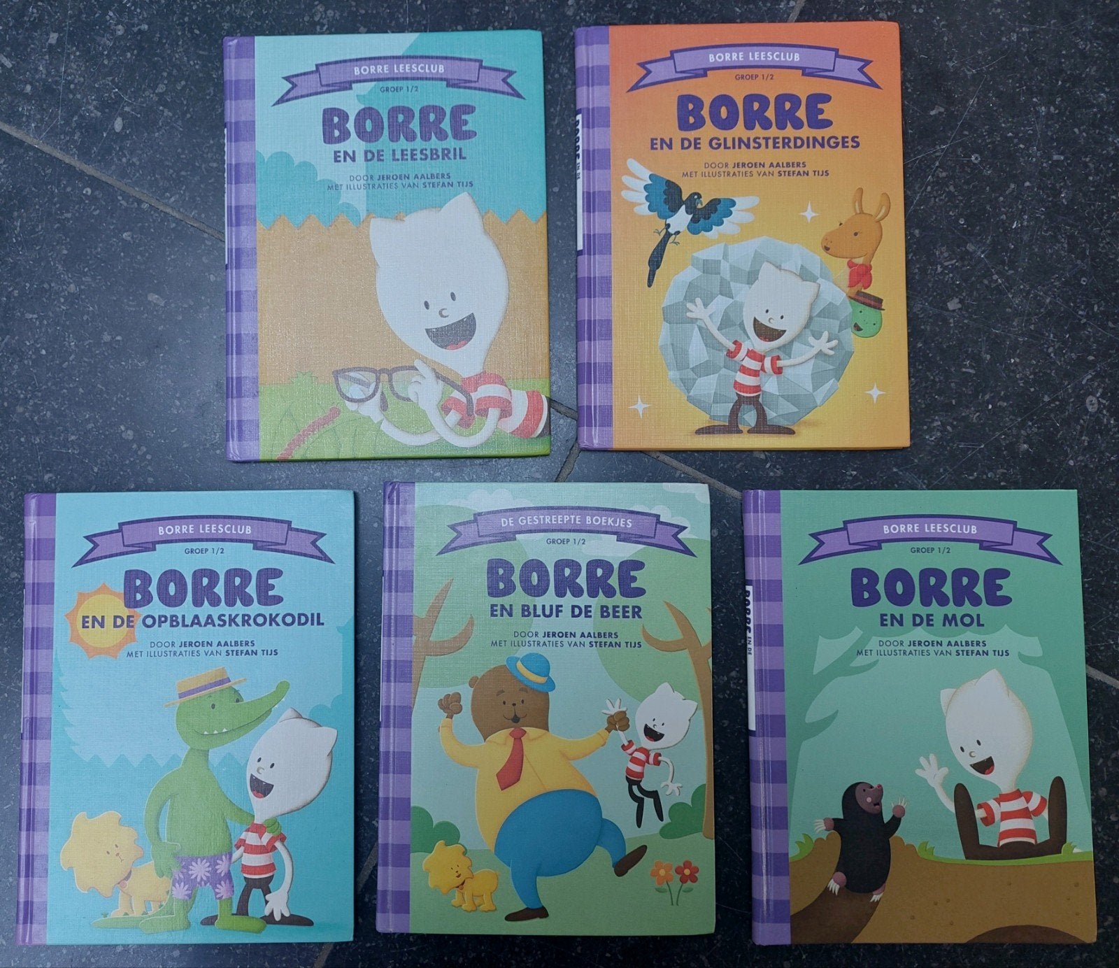 Verschillende Borre - gestreepte boekjes, Fictie algemeen, Jongen of Meisje, Nieuw, Ophalen of Verzenden