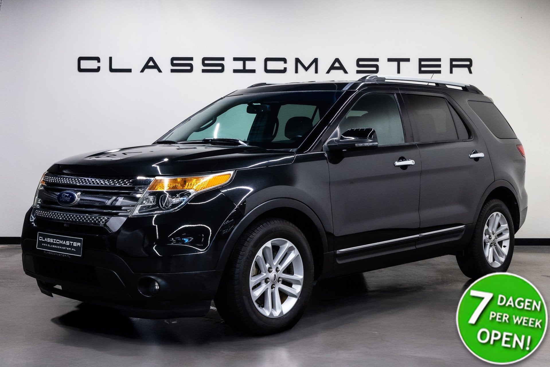 Ford Explorer XLT Ecoboost 7 Persoonsuitvoering Dealer auto, Auto's, Ford, Automaat, Dealer onderhouden, Gebruikt, Beige