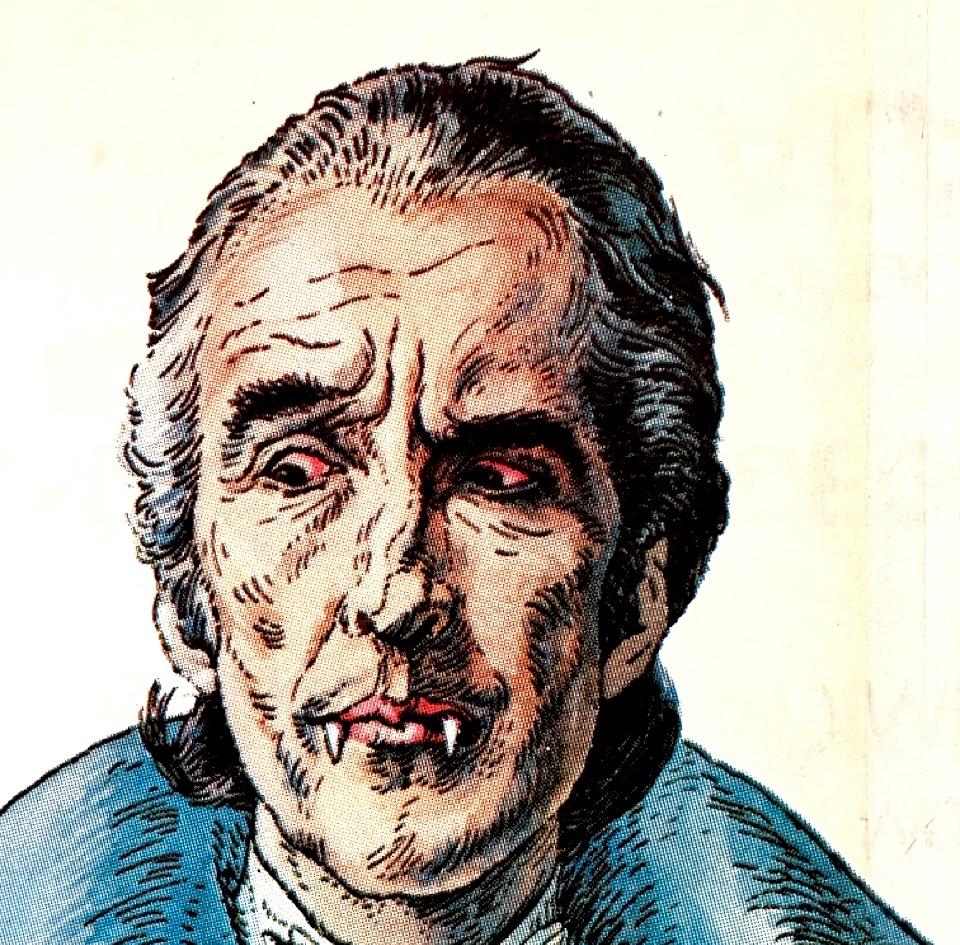 Dracula & Son (1976) - Christopher Lee - Filmposter, Verzenden, A1 t/m A3, Film en Tv, Rechthoekig Staand