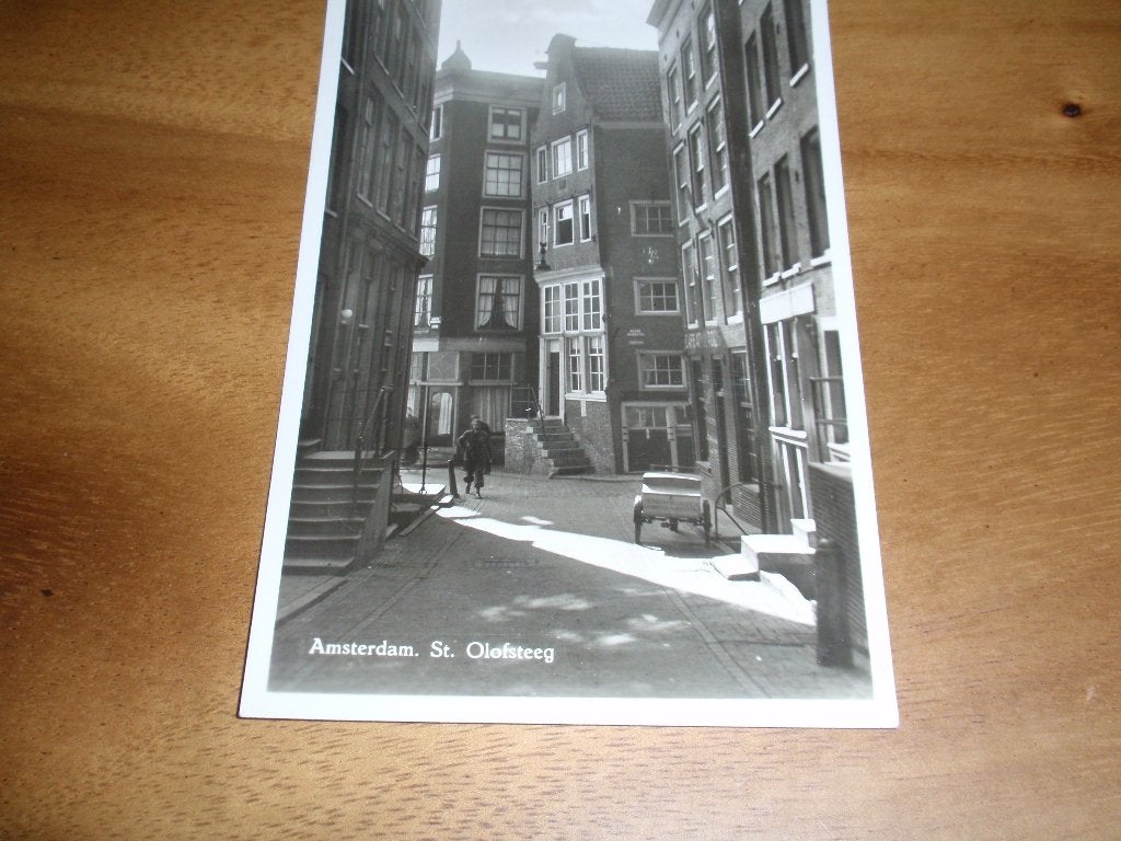 Amsterdam St  Olofsteeg, Verzenden, 1940 tot 1960, Gelopen, Noord-Holland