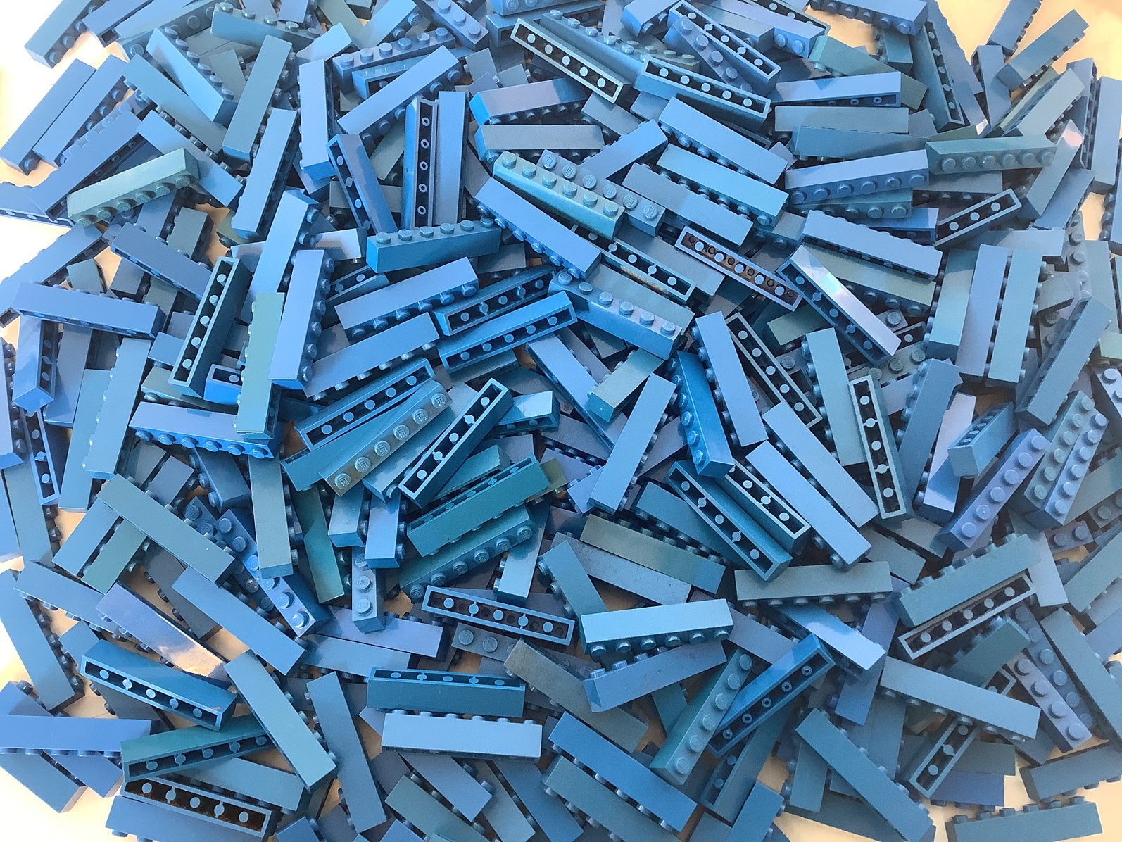 Steen 1x6 blauw, Ophalen of Verzenden, Gebruikt, Losse stenen, Lego