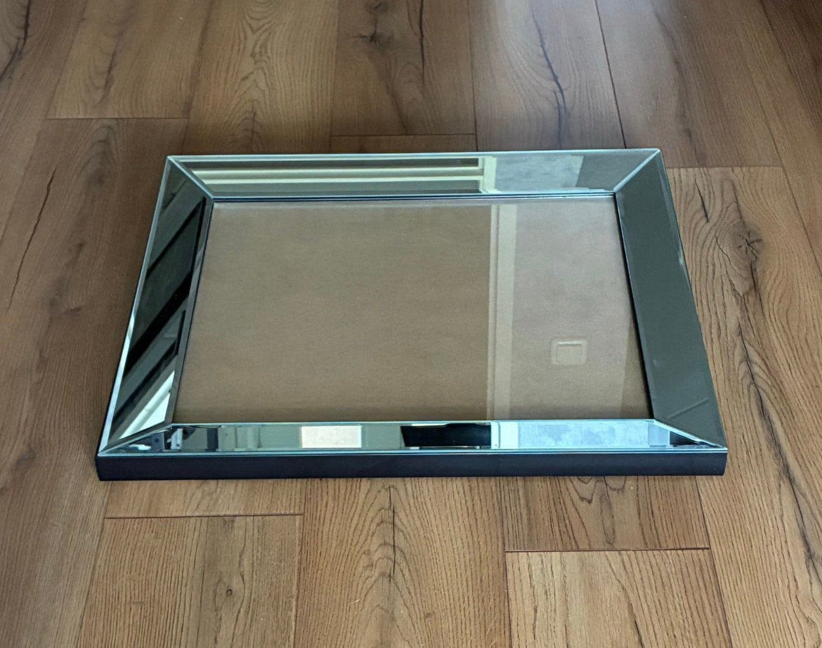 Fotolijst met spiegel rand, Ophalen, Hangend, 60 cm, 50 cm