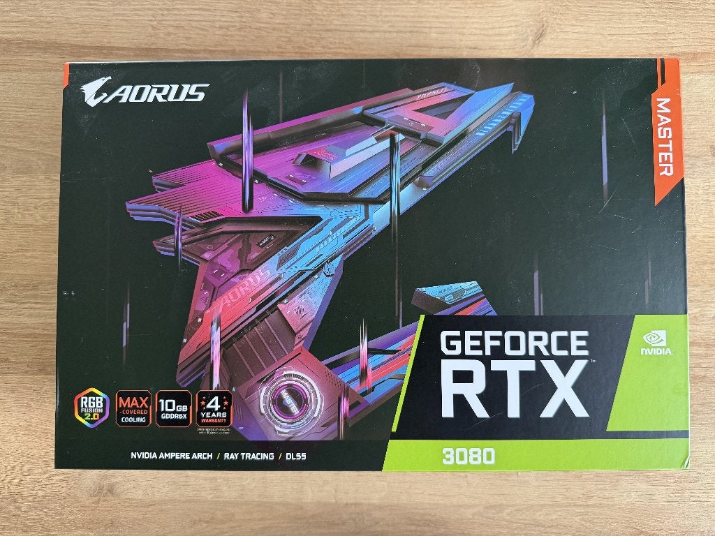 RTX 3080 Aorus Master 10GB, Computers en Software, Videokaarten, Gebruikt, GDDR6, PCI-Express 4, Ophalen of Verzenden