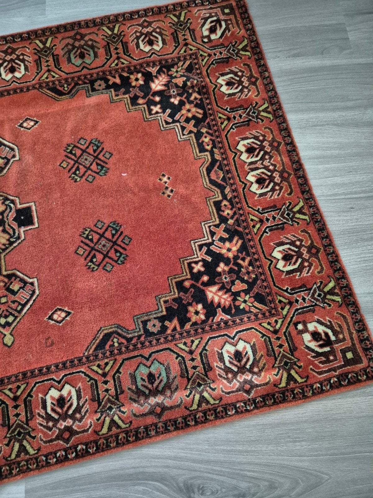 Prachtig Perzisch vloerkleed - Rood met traditioneel patroon, Ophalen, Gebruikt, 100 tot 150 cm, 150 tot 200 cm