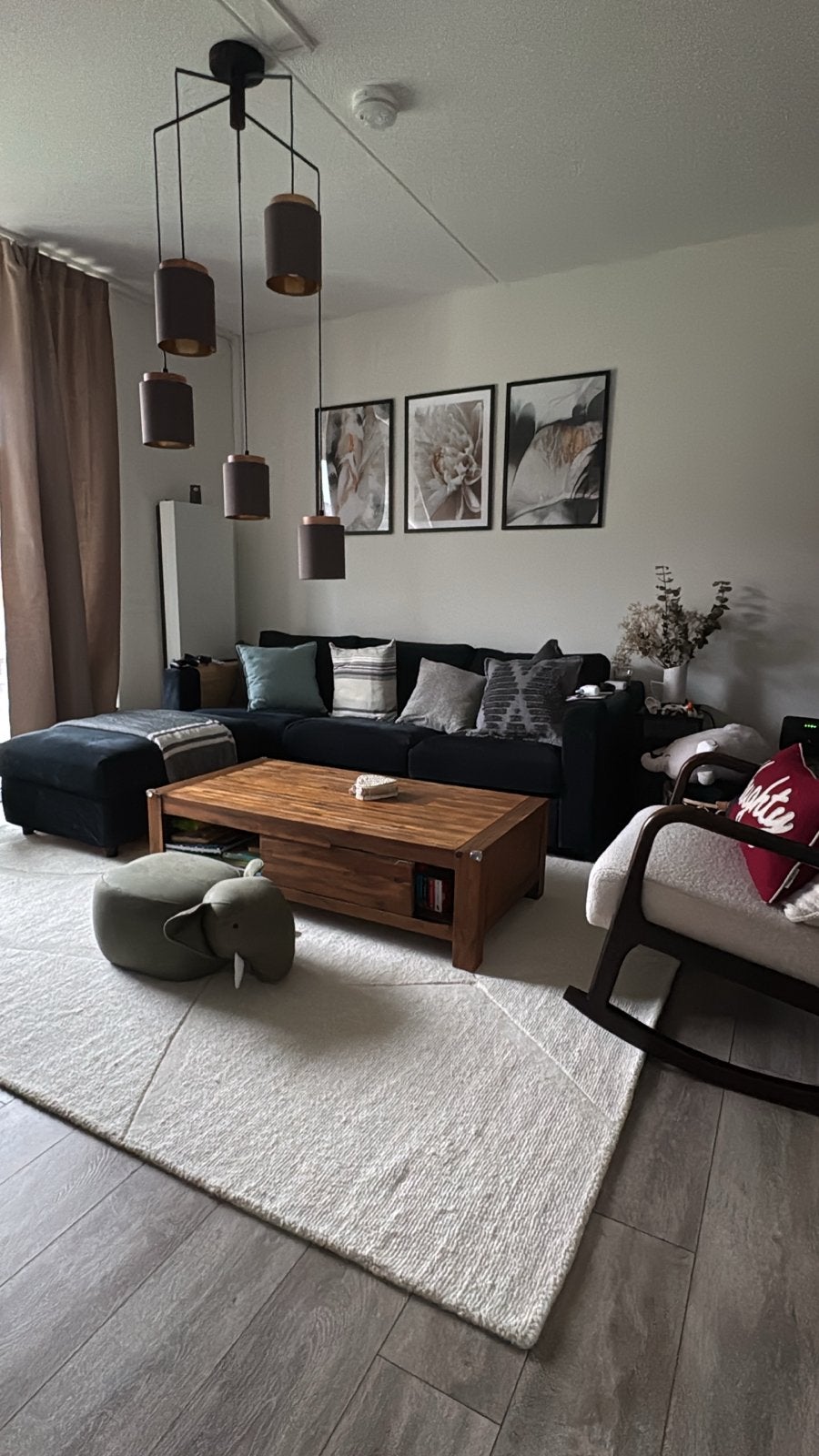 Comfortabele VIMLE hoekbank met chaise longue, Ophalen, 250 tot 300 cm, Gebruikt, Hoekbank
