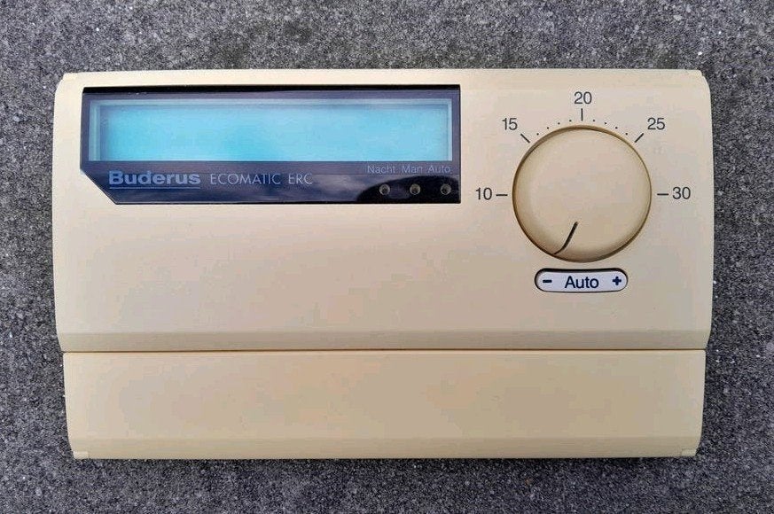Digitale kamer-/verwarmingsthermostaat, Buderus Ecomatic ERC, Ophalen of Verzenden, Gebruikt