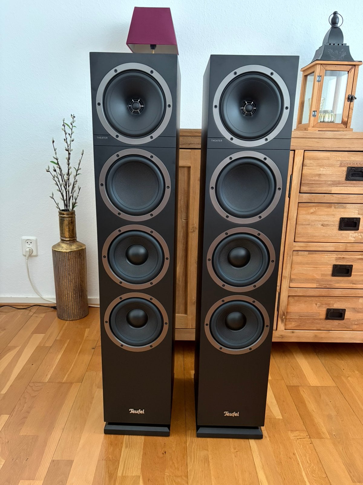 Teufel Theater 500, Vloerstaande luidspreker, Zo goed als nieuw, Ophalen, 150 watt of meer