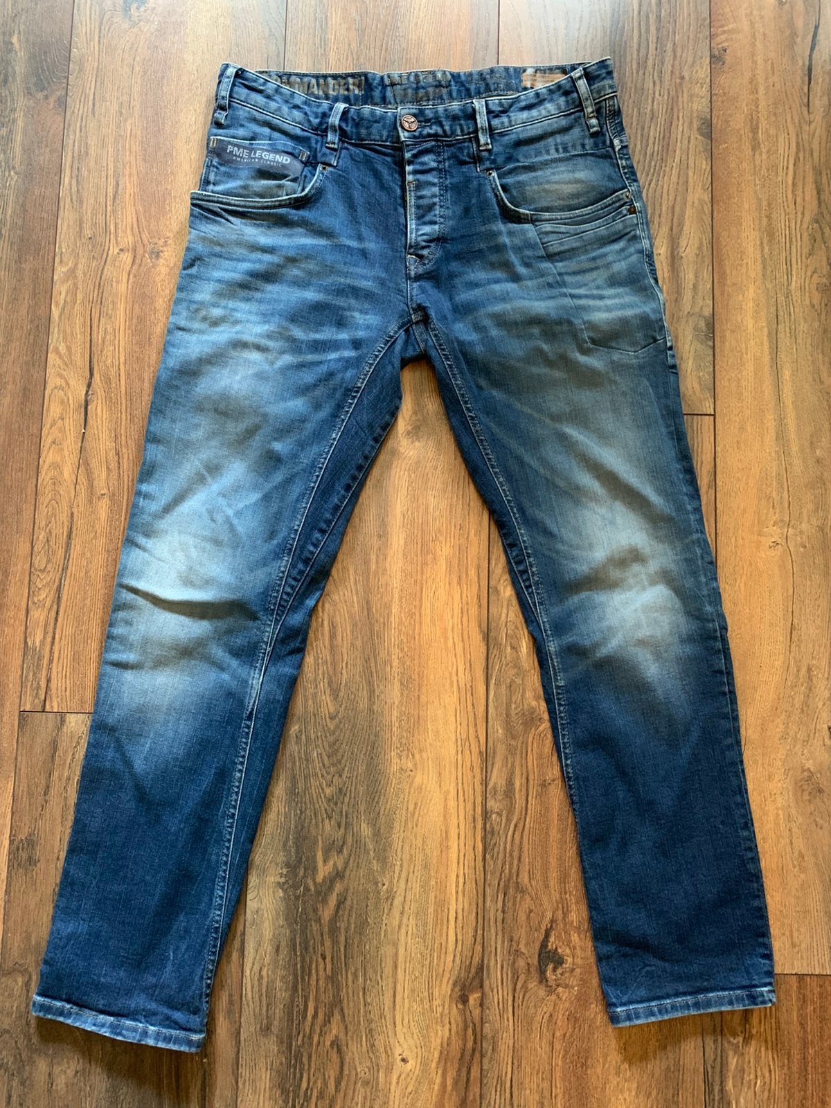 Slimfit jeans heren PME, Ophalen of Verzenden, Zo goed als nieuw, Blauw, W33 - W34 (confectie 48/50)