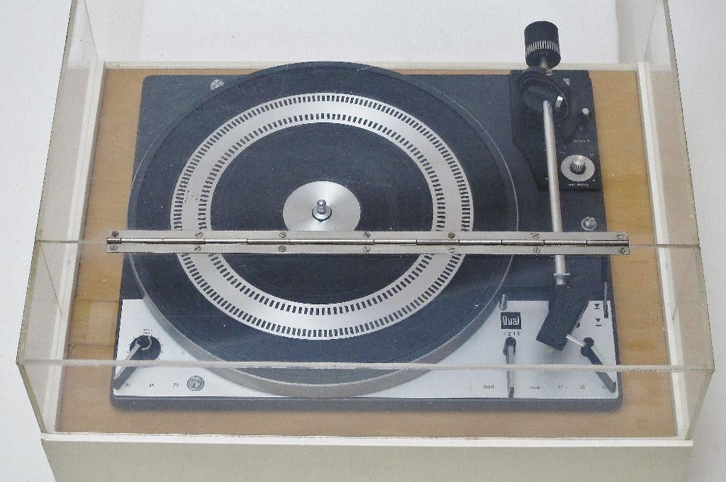 Dual platenspeler type 1219, Ophalen, Gebruikt, Pitch-regelaar, Platenspeler