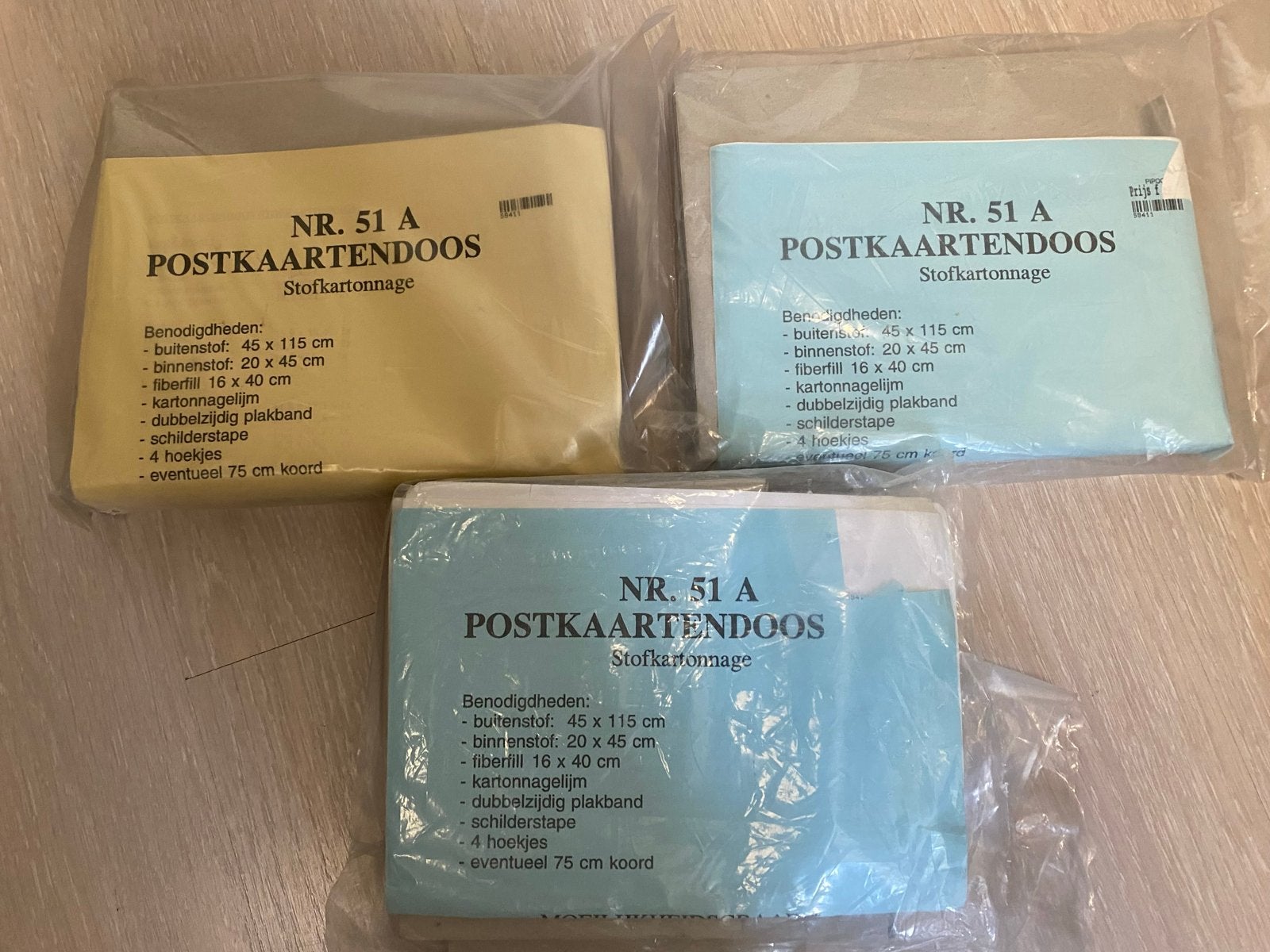 Diverse ongebruikte en complete kartonnage pakketten, Nieuw, Ophalen of Verzenden, Papier of Karton, Educatief