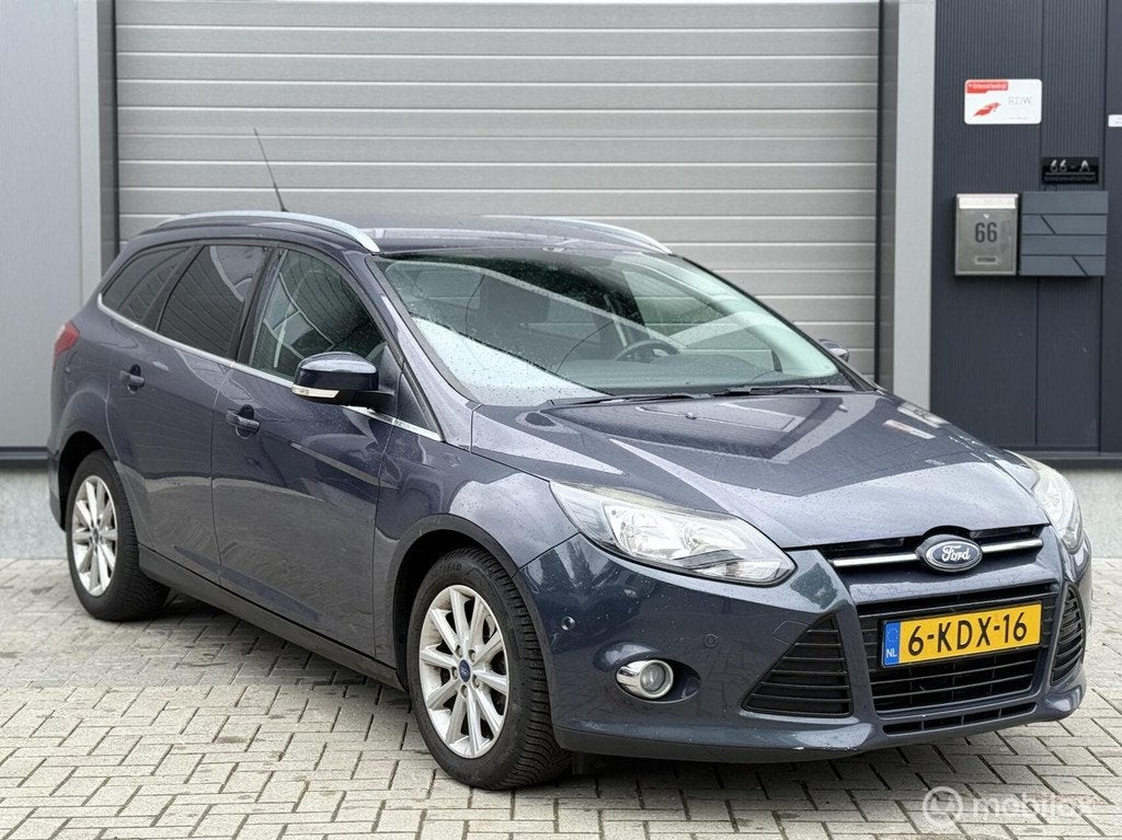 Ford Focus Wagon 1.6 TDCI ECOnetic Lease Titanium, Auto's, Euro 5, Gebruikt, 4 cilinders, Origineel Nederlands