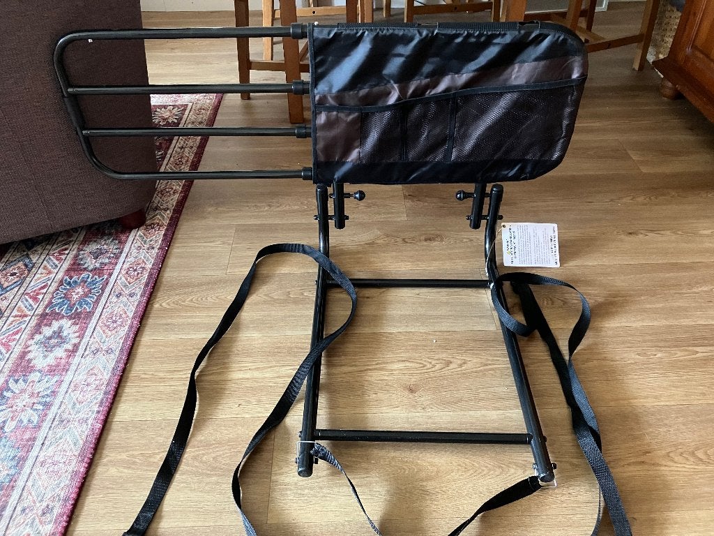 Stander adjust bedrail , bedhek, Ophalen, Verstelbaar, Eenpersoons, Zwart