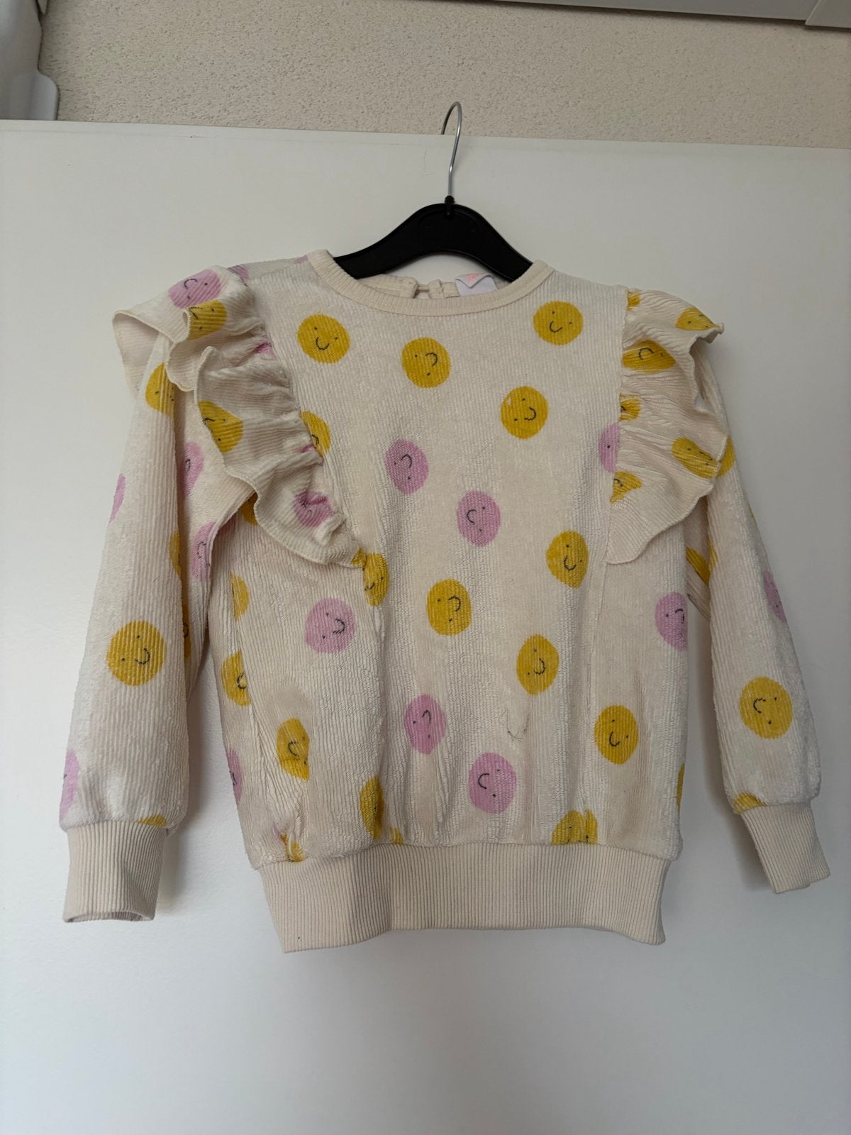 Hema trui met smiley's maat 98, Ophalen of Verzenden, Nieuw, Meisje, Trui of Vest