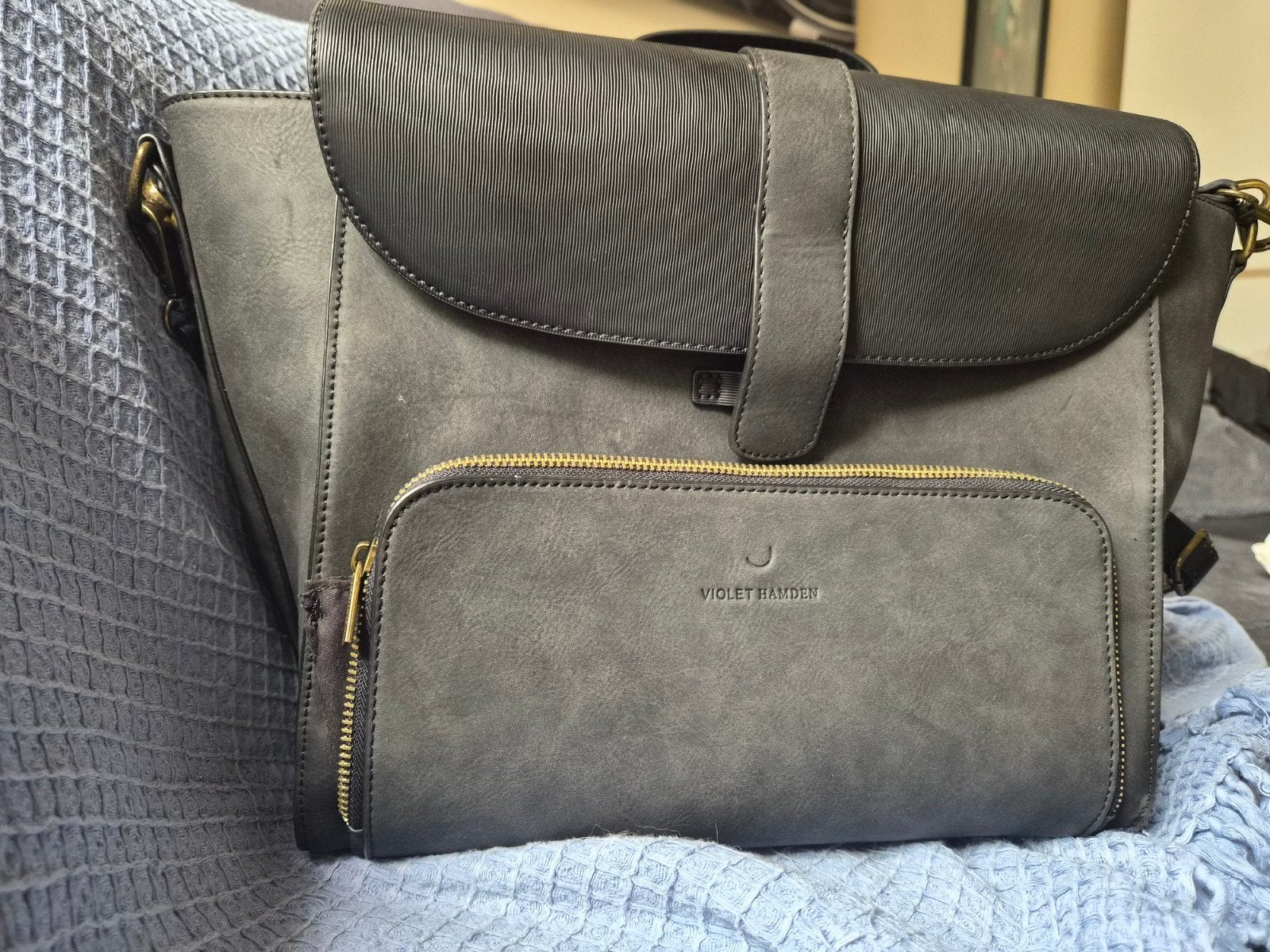 Violet Hamden tas/rugtas/handtas, Overige merken, Zwart, Overige typen, Nieuw