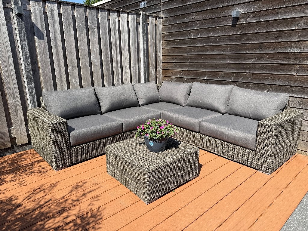 Valence Loungeset tuin, Tuin en Terras, Tuinsets en Loungesets, Ophalen, 5 zitplaatsen, Zo goed als nieuw, Loungeset