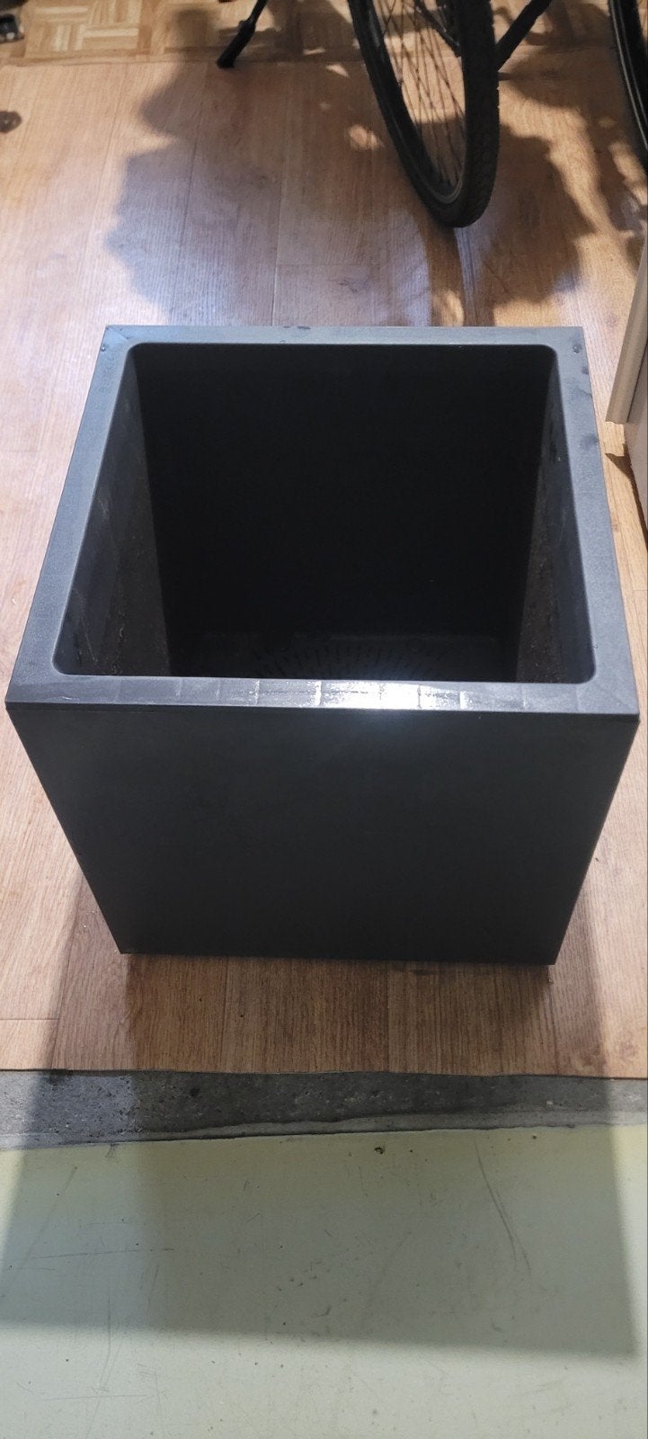 Deroma Cube Millennium Anthracite plantpot (39x39x39 cm), Ophalen of Verzenden