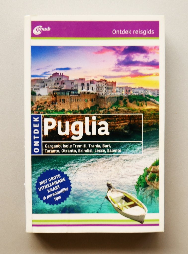 ANWB reisgids - Puglia, Boeken, Europa, Ophalen of Verzenden, Zo goed als nieuw, Reisgids of -boek