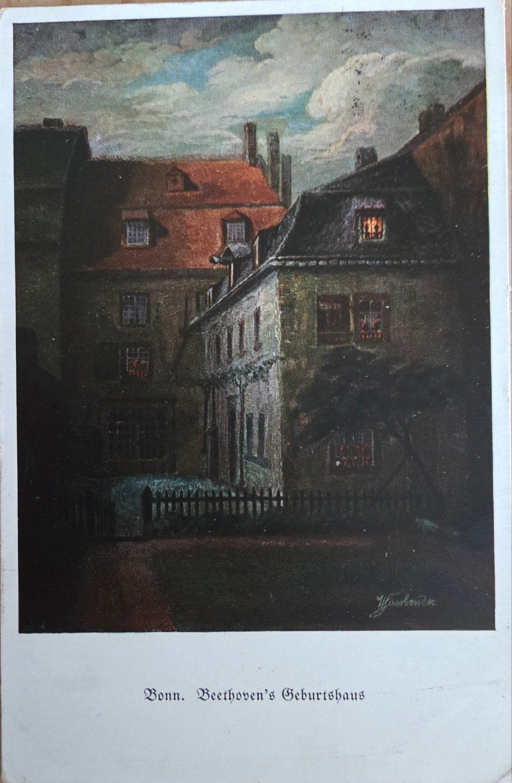 BEETHOVEN,s geboortehuis Bonn ,muziek, Ophalen of Verzenden, 1920 tot 1940