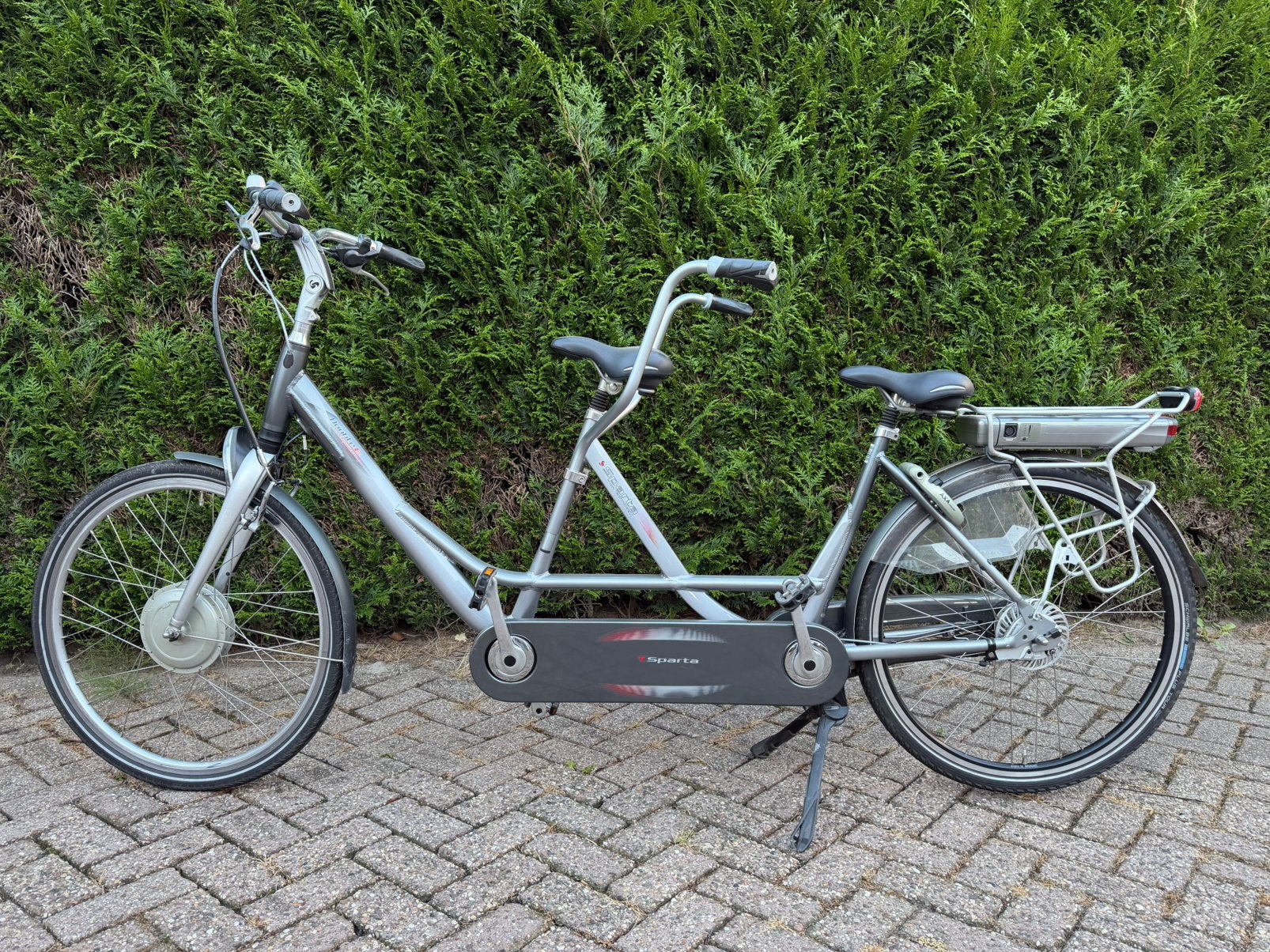 Elektrische Sparta tandem, Fietsen en Brommers, Fietsen | Tandems, Ophalen, Minder dan 10 versnellingen, Gebruikt, 47 tot 51 cm