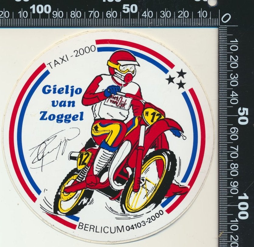 Sticker: Gieljo van Zoggel - Berlicum, Ophalen of Verzenden, Zo goed als nieuw, Auto of Motor