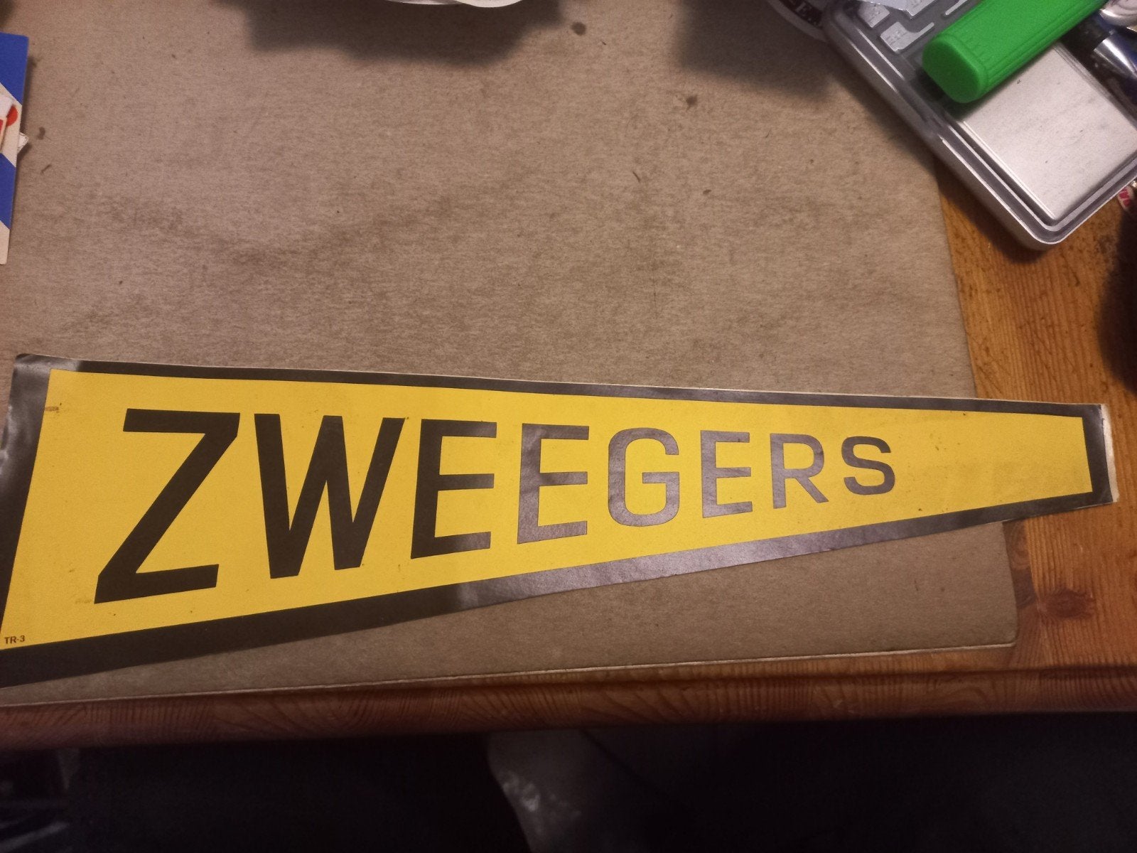 Vintage ZWEGERS pz geldrop landbouw reclamesticker /, Ophalen of Verzenden, Gebruikt