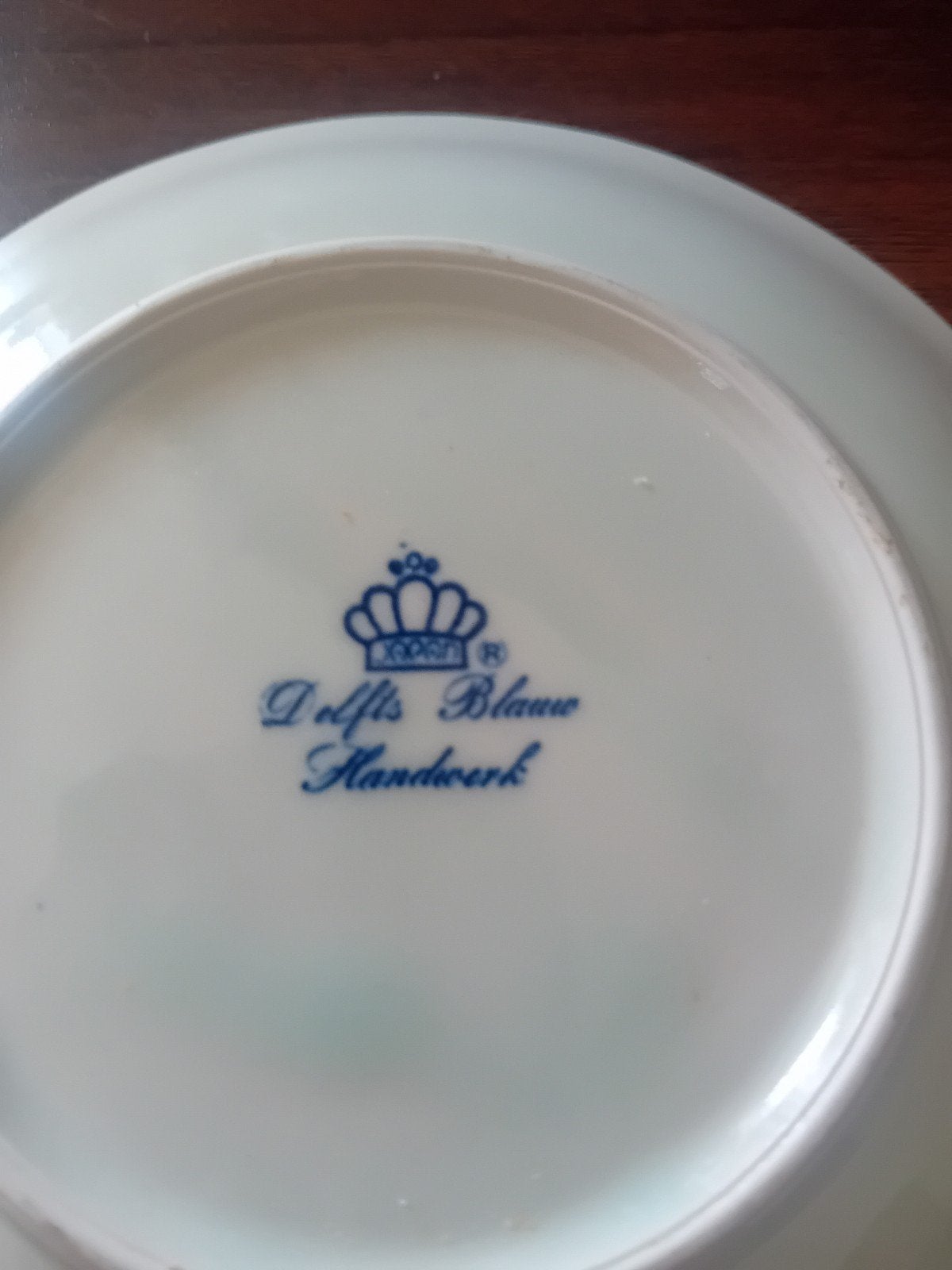 Delfts Blauw Handwerk Kop en Schotel, Antiek en Kunst, Ophalen