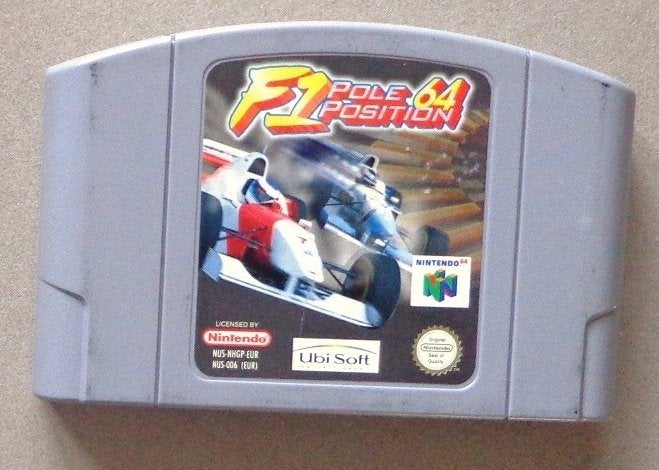 F-1 Pole Position 64 voor de Nintendo 64, Gebruikt, 1 speler, Racen en Vliegen, Ophalen of Verzenden