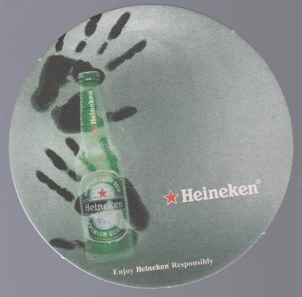 Bierviltje Heineken A 637, Verzenden, Gebruikt, Viltje(s), Heineken