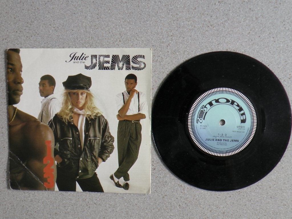 Julie and the Jems - 1-2-3 VINYL SINGLE, Gebruikt, 7 inch, Pop, Fotohoes