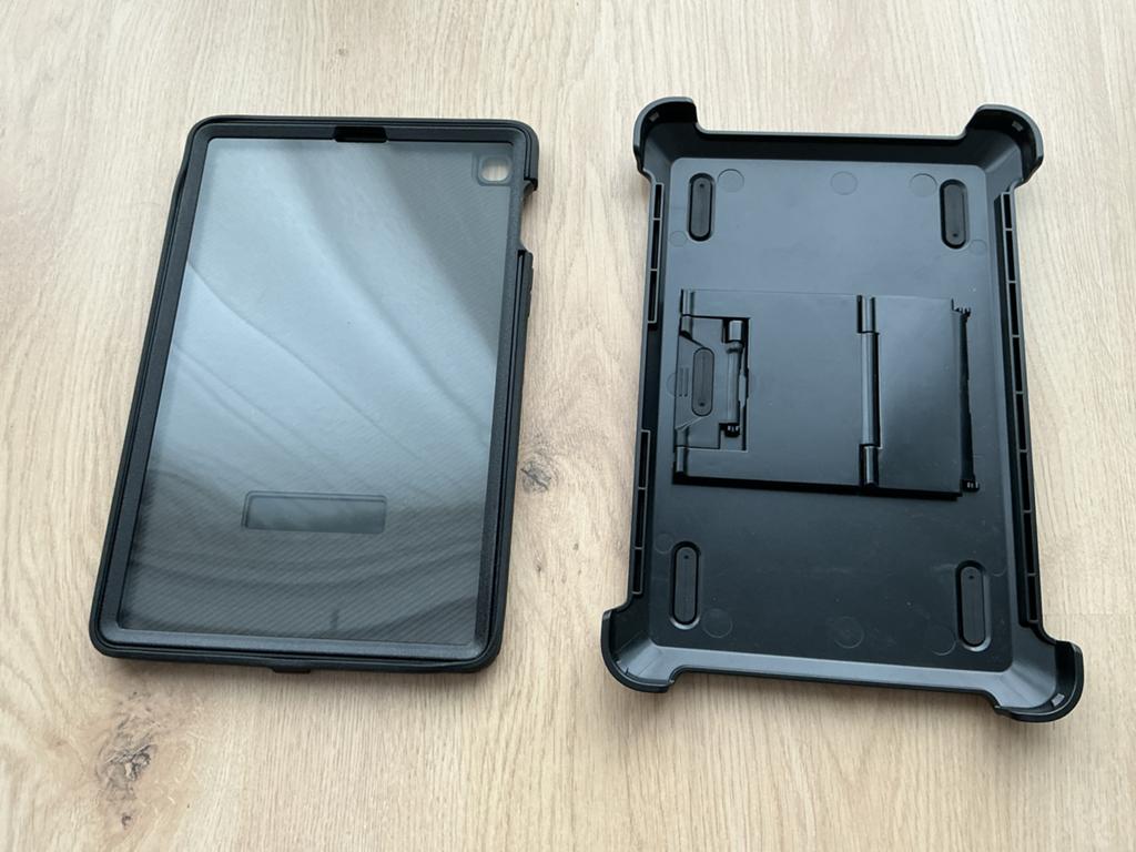 OtterBox Defender Series Hoes voor Samsung Galaxy Tab S5e, 10 inch, Bescherming voor- en achterkant, Ophalen of Verzenden, Zo goed als nieuw