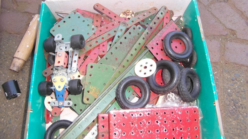 mecano doos vol koopje, Antiek en Kunst, Ophalen of Verzenden