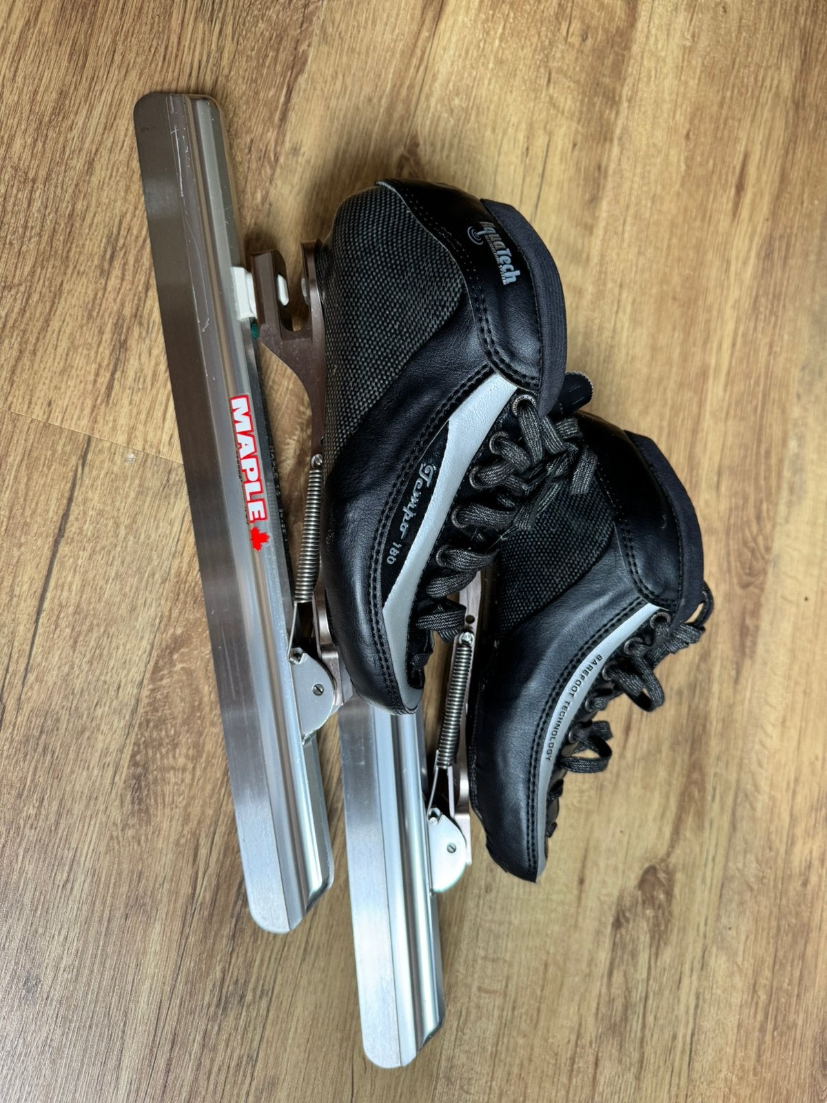 Klapschaatsen Luigino Tempo 180 Maple schaats maat 33, Sport en Fitness, Klapschaats, Ophalen of Verzenden, Zo goed als nieuw