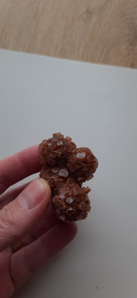 Aragoniet uit Touissite Marokko, Ophalen of Verzenden, Mineraal