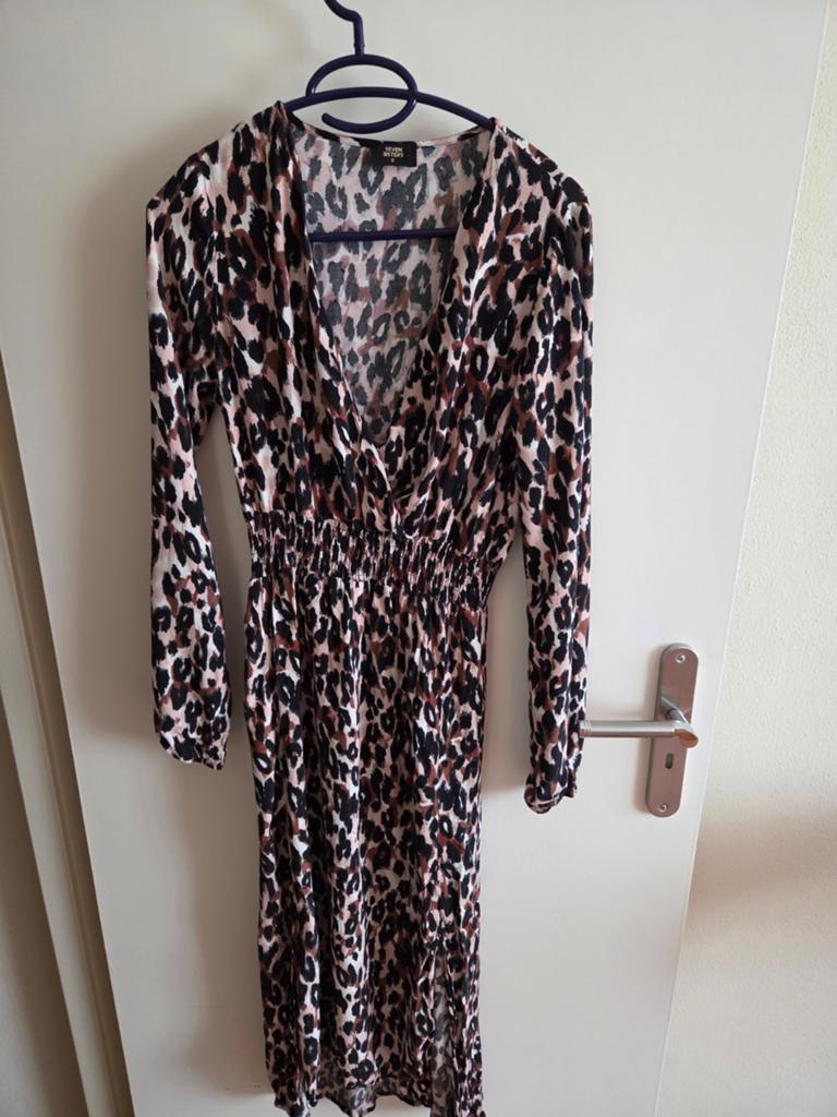Seven Sisters Jurk Maat S, Kleding | Dames, Jurken, Zo goed als nieuw, Maat 36 (S), Overige kleuren, Onder de knie, Ophalen of Verzenden