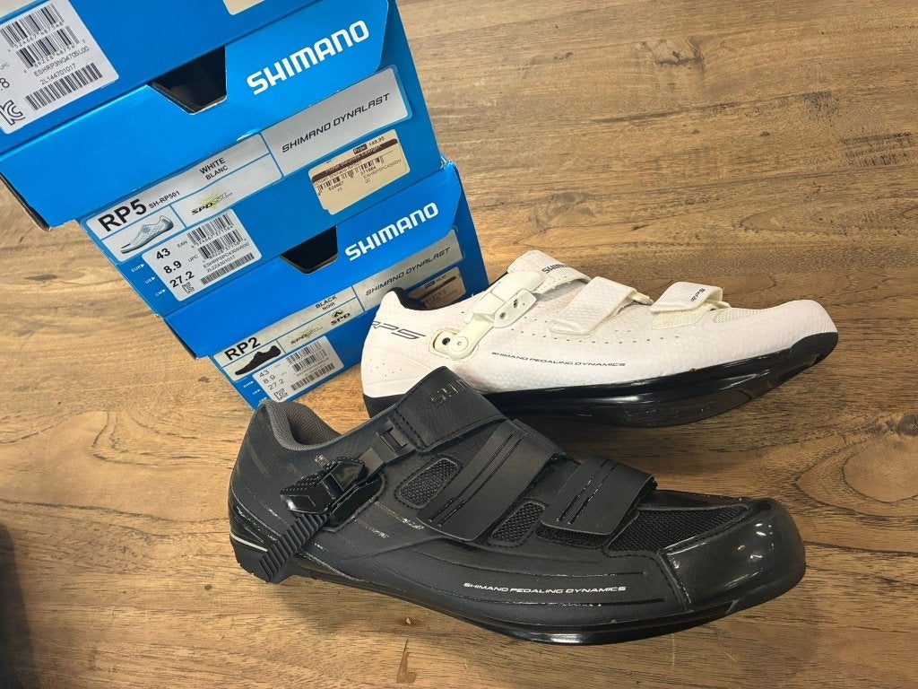Shimano Racefietsschoenen RP2, RP3- en RP5 - maat 43, 47 -, Fietsen en Brommers, Fietsaccessoires | Fietskleding, Ophalen of Verzenden