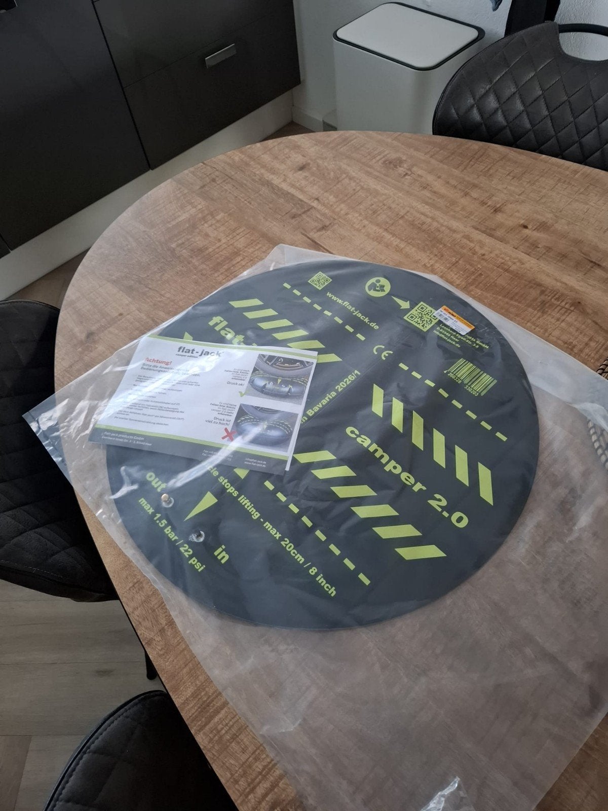 Flat-Jack  2.0 - Opblaasbaar Nivelleerkussen, Caravans en Kamperen, Camper-accessoires, Ophalen of Verzenden