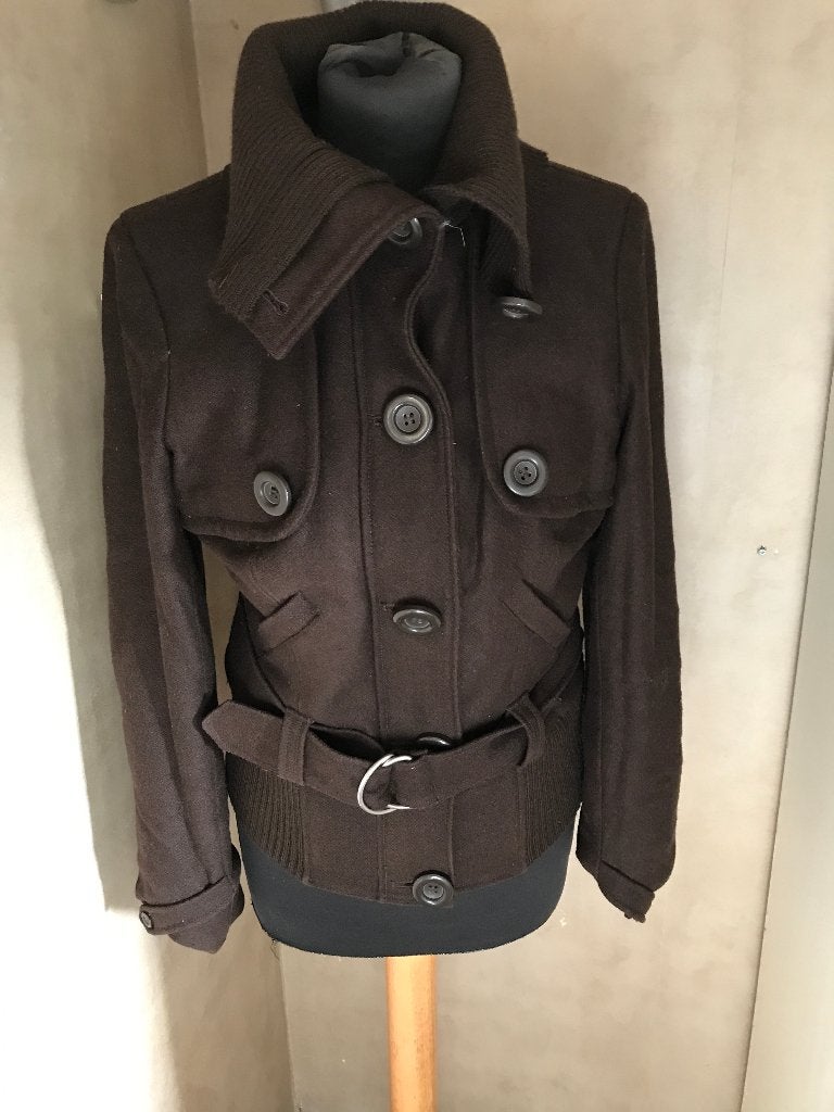 jas met fijne kraag (Vero Moda), Kleding | Dames, Bruin, Vero Moda, Ophalen of Verzenden, Maat 36 (S)