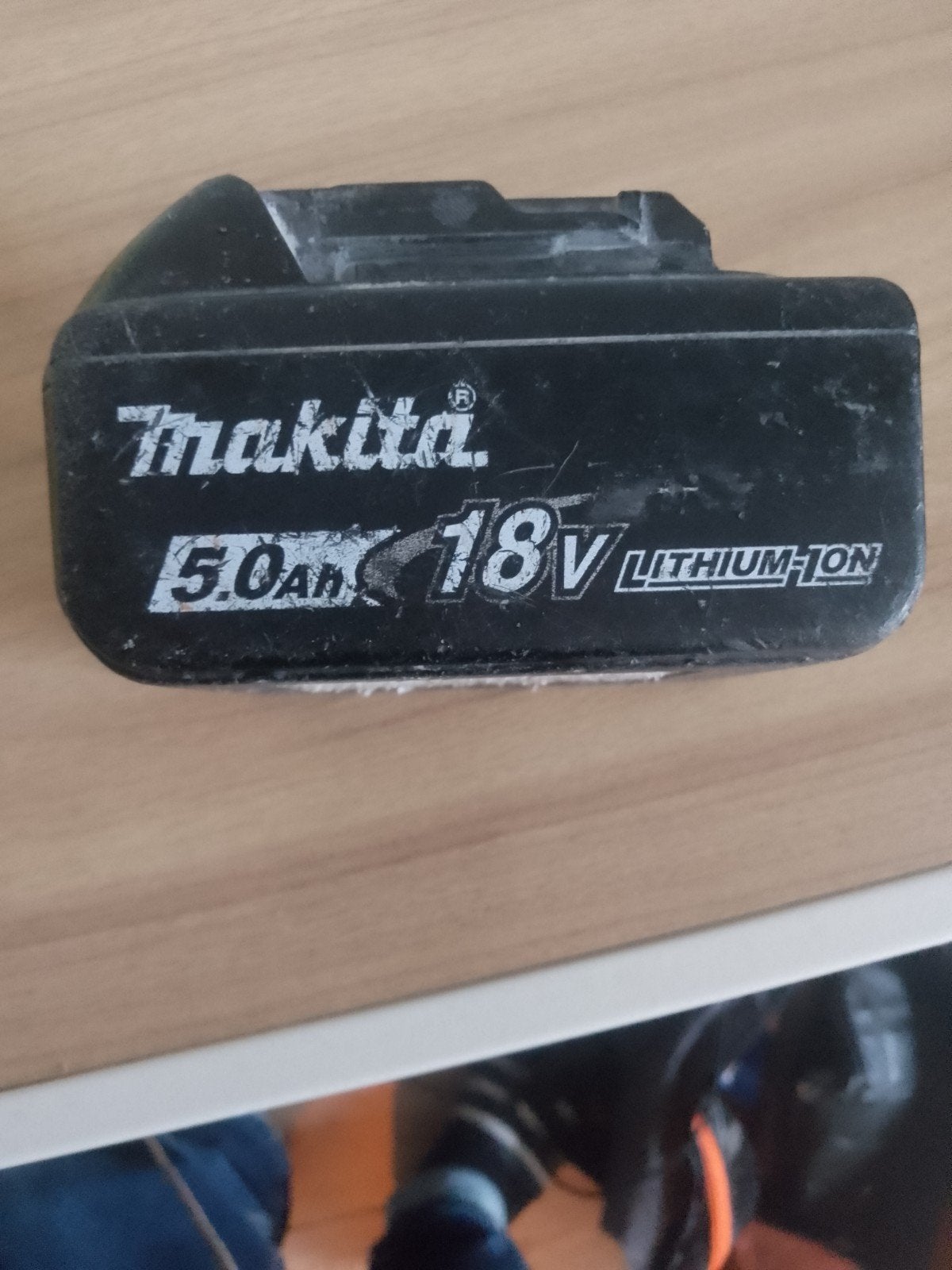 Makita 5.0ah 18v lithium-ion battery, Ophalen, Gebruikt